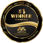 2024 Winner — Wedding Photobooth (Australian Wedding Awards)